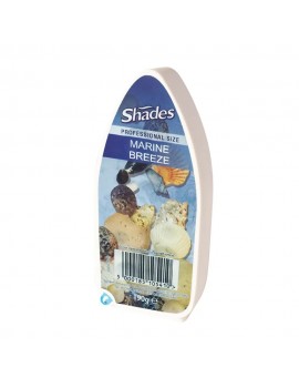 Shades Gel Air Freshener Marine Breeze 12 x 190g Hygiene